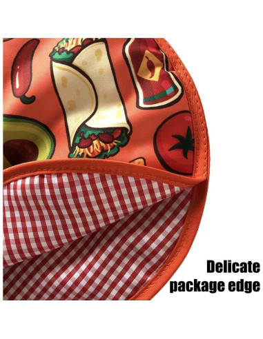 Calentador de Tortillas ZUYYON 30 cm Aislante Microondas Aguacate