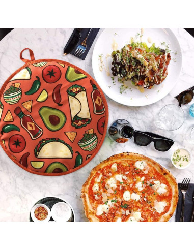 Calentador de Tortillas ZUYYON 30 cm Aislante Microondas Aguacate