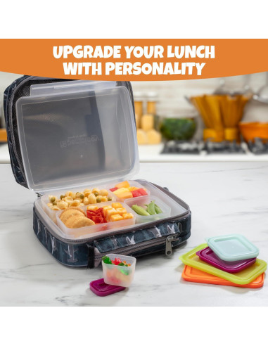 Caja de Almuerzo Bento Bentology 5 Contenedores A Prueba de Fugas