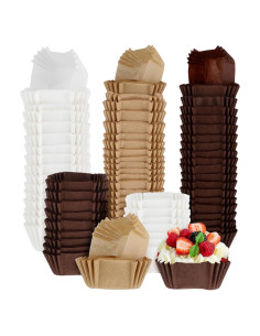 Forros de Cupcake Cuadrados Desechables Layhit - 900 Pcs