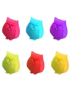 Juego de 6 Marcadores de Silicona para Copas de Vino Caralin