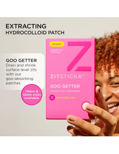 Parche Hidrocoloide ZitSticka Goo Getter 72 Piezas para Granos 2