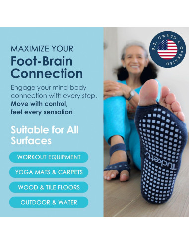 Calcetines Antideslizantes Tucketts Sin Dedos para Mujeres 6-13