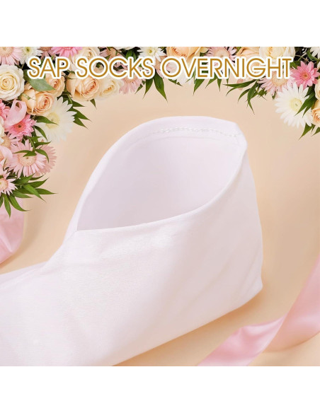 Calcetines Hidratantes Sin Dedos CIATBYYJ - 6 Pares para Talones Agrietados