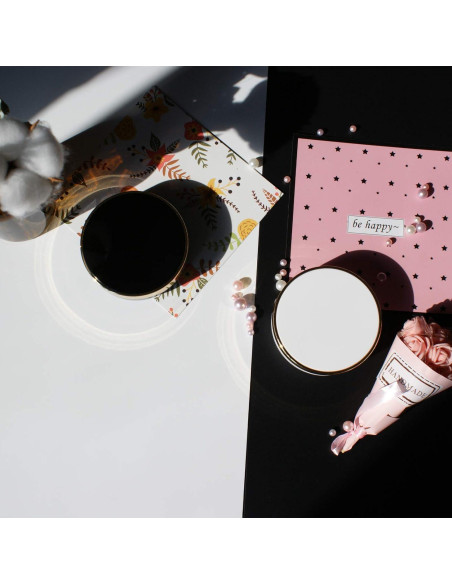 Estuche de Lentes de Contacto Rinetics 4 en 1 - Blanco, Portátil