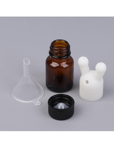 Juego de Inhalador Nasal Doble Orificio QIEIEI con Botellas Recargables