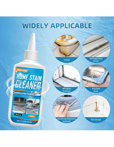 Gel Quitamanchas Multiusos Nanoxa 148 ml - Limpieza Profunda