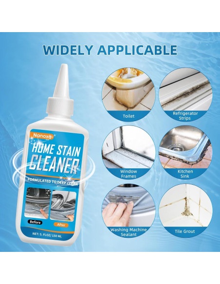 Gel Quitamanchas Multiusos Nanoxa 148 ml - Limpieza Profunda