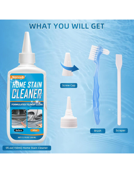 Gel Quitamanchas Multiusos Nanoxa 148 ml - Limpieza Profunda