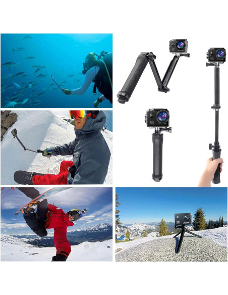 Kit de Accesorios para Cámara de Acción TIMNUT 20 Piezas