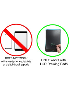 Juego de 3 Plumas Estilográficas de Reemplazo para Tablets LCD 2