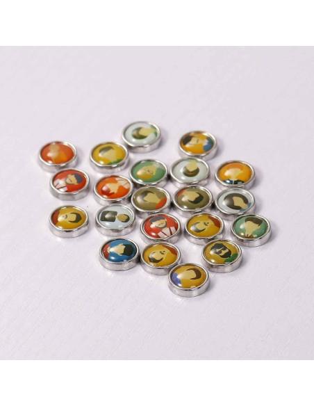 Encantos flotantes para locket Sexy Sparkles - 5 piezas 10mm