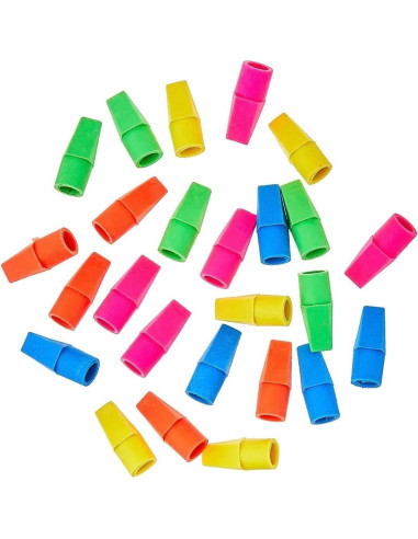 Borradores de Toppers Pen Gear - Paquete de 25 Colores Brillantes