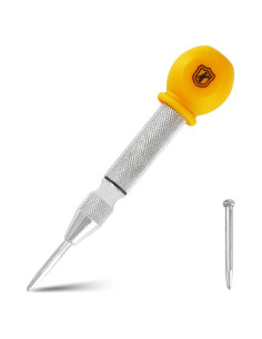 Martillo Automático MulWark 12.7 cm Acero con Resorte y Punta Reemplazable