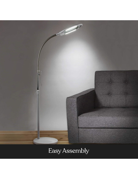 Lámpara de Pie Brightech LightView Pro con Lupa LED 1.75X