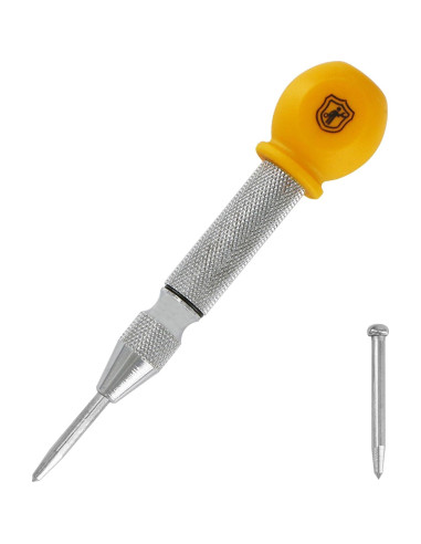 Martillo Automático MulWark 12.7 cm Acero con Resorte y Punta Reemplazable