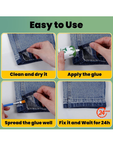 Pegamento para Tela RMIYA 60ml Adhesivo Transparente Super Fuerte