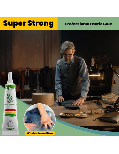 Pegamento para Tela RMIYA 60ml Adhesivo Transparente Super Fuerte