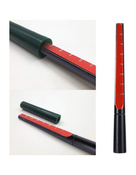 Medidor de Anillos de Tubo de Cera para Joyería - Acero Inoxidable