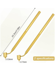 Bolígrafos de Pintura de Línea Fina 0.5mm y 0.7mm - 2 Piezas 2