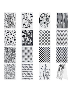 Carpetas de Relieve Hedume 16 Piezas para Manualidades