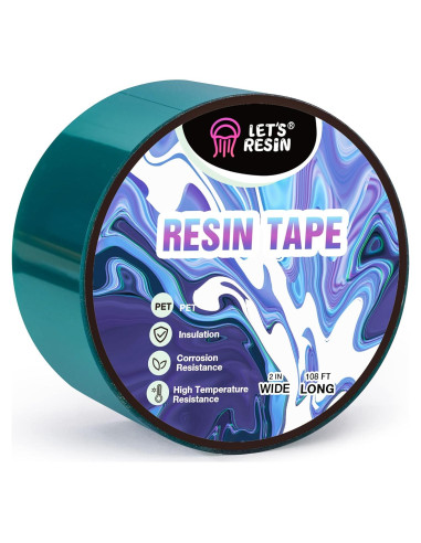 Cinta de Resina LET'S RESIN 5.08 cm x 32.92 m Alta Temperatura