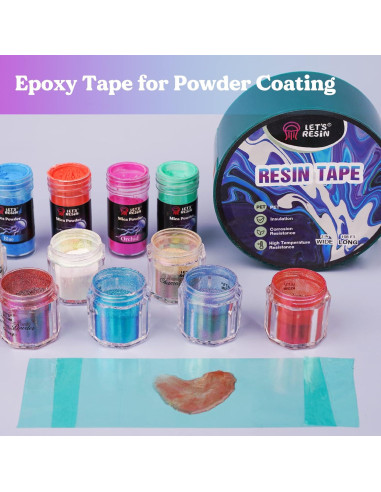 Cinta de Resina LET'S RESIN 5.08 cm x 32.92 m Alta Temperatura