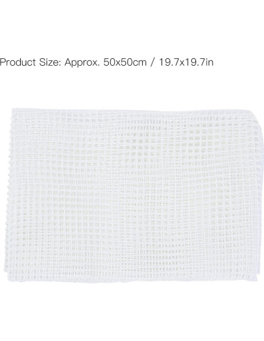 Kit de Gancho de Cerrojo Fayelume 50x50cm con Tela de Malla