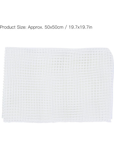 Kit de Gancho de Cerrojo Fayelume 50x50cm con Tela de Malla