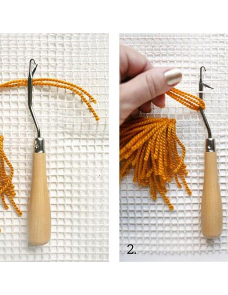 Kit de Gancho de Cerrojo Fayelume 50x50cm con Tela de Malla