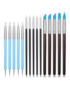 15 Herramientas de Escultura de Arcilla de Silicona FdcZeyxior