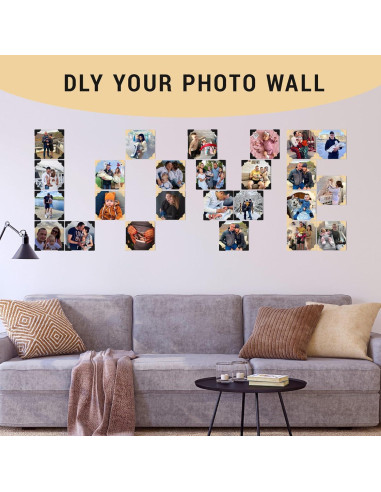 Etiquetas de Esquina Adhesivas LOGJAM 810 Pcs para Fotos