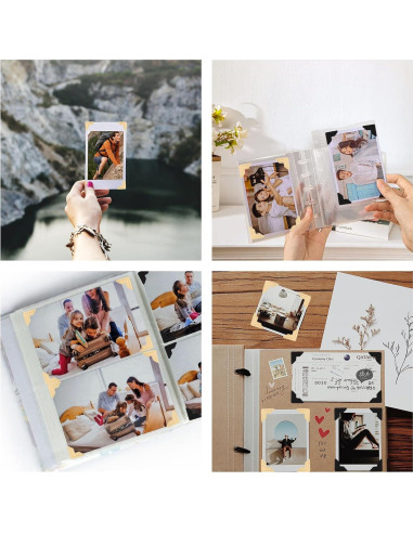 Etiquetas de Esquina Adhesivas LOGJAM 810 Pcs para Fotos