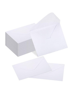 180 Sobres Pequeños Auto-Sellados Nitelemn 10.16x6.86cm Blanco