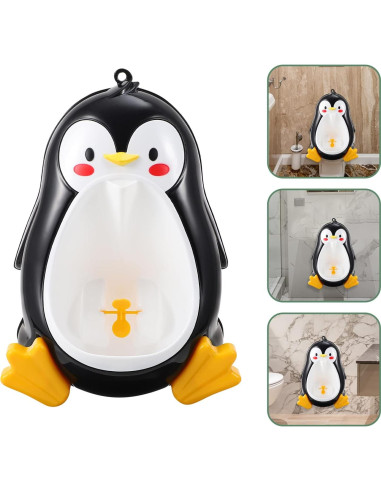 Orinal Entrenador de Orina Beavorty Negro para Niños