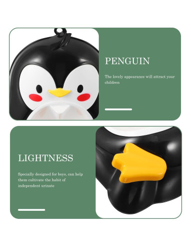 Orinal Entrenador de Orina Beavorty Negro para Niños