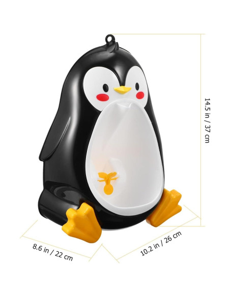 Orinal Entrenador de Orina Beavorty Negro para Niños