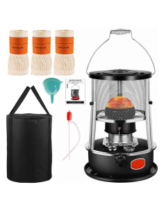 Calentador de Queroseno Windpost 9000 BTU Portátil para Interiores y Exteriores