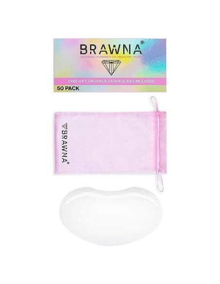 Visores Protectores para Ducha BRAWNA - 50 Piezas Hipoalergénicos