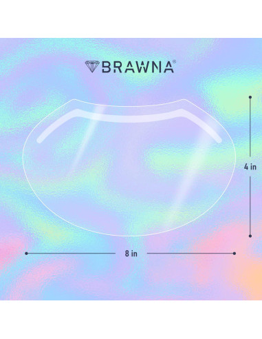 Visores Protectores para Ducha BRAWNA - 50 Piezas Hipoalergénicos