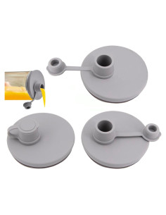 Tapa de Vertedor Silicona OKLGO para Tarro Mason Boca Ancha