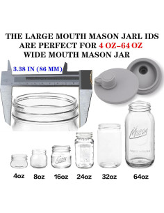 Tapa de Vertedor Silicona OKLGO para Tarro Mason Boca Ancha 2