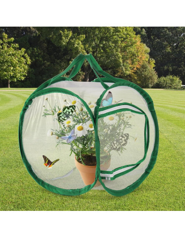 Jaulas para Insectos ZENFUN 2 Piezas 30x30x30 cm Plegables