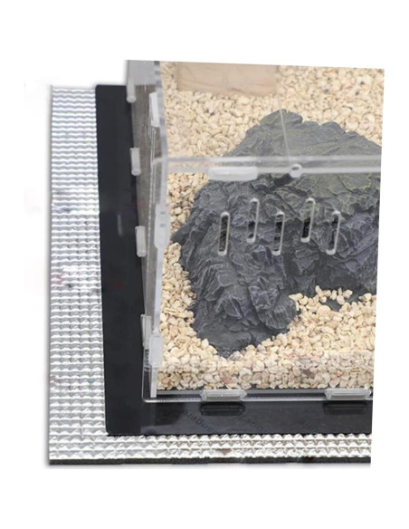 Almohadilla Térmica para Mascotas BESPORTBLE 43x29cm Plata