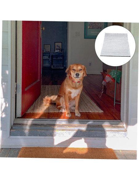 Almohadilla Térmica para Mascotas BESPORTBLE 43x29cm Plata