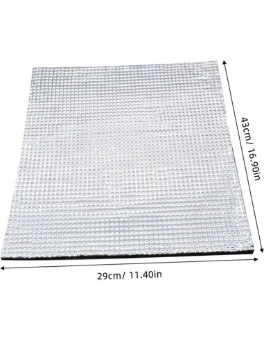 Almohadilla Térmica para Mascotas BESPORTBLE 43x29cm Plata