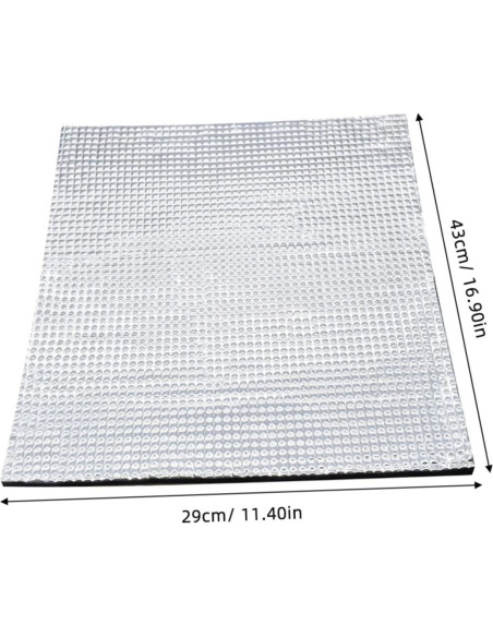 Almohadilla Térmica para Mascotas BESPORTBLE 43x29cm Plata