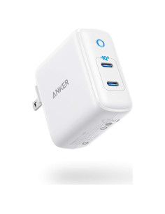 Cargador USB-C Anker 40W 2 Puertos PowerIQ 3.0 Plegable