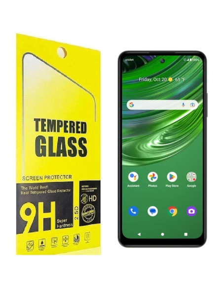 Funda de Cartera PT para Cricket Outlast U680AC + Vidrio Templado