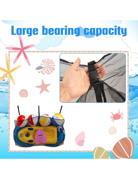 Bolsa de Almacenamiento de Flotadores MKYSZLT 145x85 cm Negra